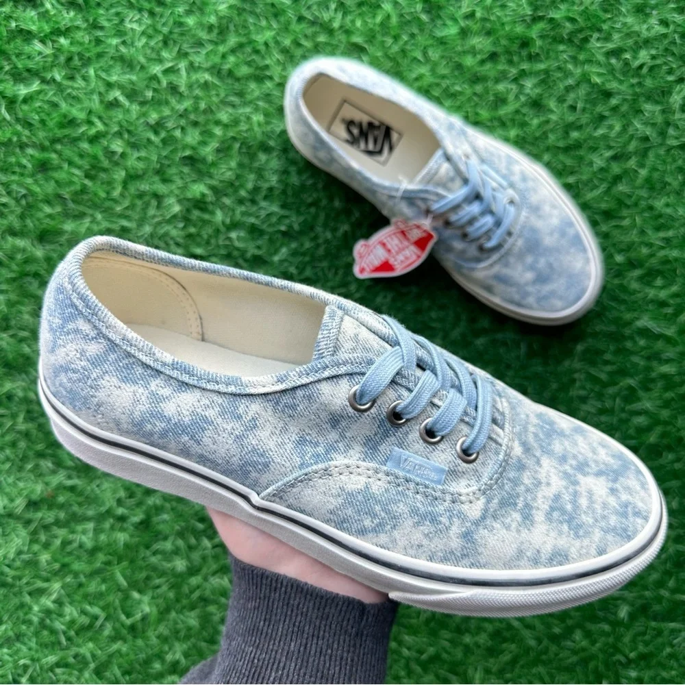 Vans Authentic Denim Destroy Winter Sky Marshmallow - Picture 4 of 8